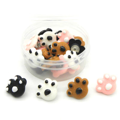 25PCS Cat Claw Thumbtack Supplies Classroom School Maps Wall Studs Cute Photo Paw Print Shape Pushpins Board Pins