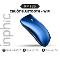 Chuột Bluetooth + Wifi phong cách Macbook Inphic PM9BS có thể sạc lại ba thumbnail