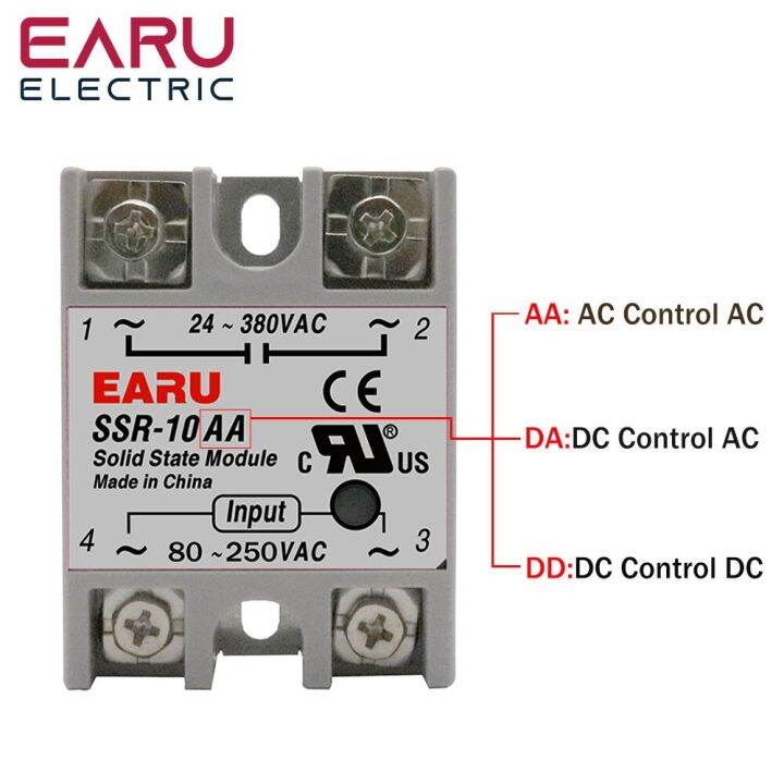 โมดูลโซลิดสเตทรีเลย์ควบคุมอุณหภูมิ-pid-da-aa-ssr-40dd-10a-ssr-25da-ssr-40da-ssr-40aa-60a-80a-100a-dd-da-aa