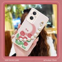 Anti-fall Anti drop airbag Phone Case For OPPO A96 5G/Reno7Z 5G/Reno7 Lite/F21 Por 5G Cartoon soft shell Solid color