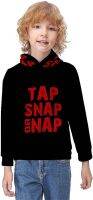 Tap Snap Or Nap Brazilian Jiu Jitsu Childrens Hoodies Printed Hooded Pullover Sweatshirt For Boys Girls