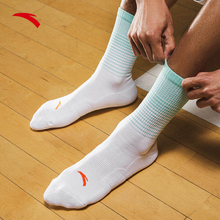 ANTA Men Breathable And AntiOdor Socks 192321337 Legit Official Store