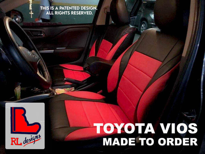 Toyota Vios German Leather Seat Covers (All Seats Included, Custom Fit
