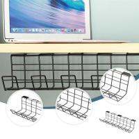 1Pc Under Desk Cable Management Rack Compact Cable Organizer Storage Rack