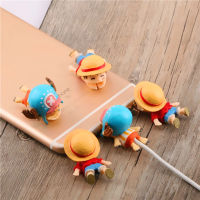 MMFCJZ ที่พันกันสำหรับที่ชาร์จของขวัญตัวยึดสายป้องกันสาย Usb ลิง Vinsmoke Sanji D Luffy ที่เก็บสาย Roronoa Zoro ป้องกันสายกัด