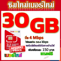 ✅โปรเทพ 4 M speed และจำนวน 30 GB มีโทรฟรีทุกเครือข่าย แถมฟรีเข็มจิ้มซิม✅