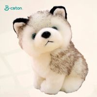 20Cm Lifelike Cute Husky Dog Plush Toys Soft Stuffed Animal Kawaii Children Toys Birthday Gift For Girl Cartoon Fluffy Dog Toy