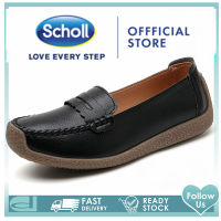 Scholl รองเท้าแตะผู้หญิง Scholl หนังรองเท้าผู้หญิง Scholl รองเท้าผู้หญิง Scholl ผู้หญิงรองเท้าแตะรองเท้าลำลองผู้หญิงโบฮีเมียนโรมันรองเท้าแตะ รองเท้าฤดูร้อนรองเท้าแตะผู้หญิงรองเท้าแบน 41