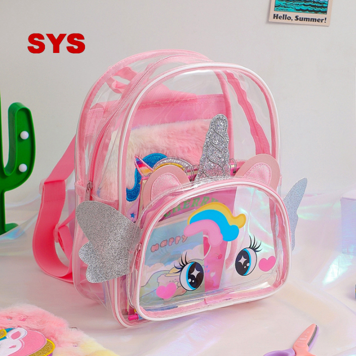 SYS Unicorn School Bag Kids Large Capacity Backpack Bag Girl Primary ...