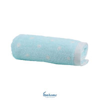 BEHOME ผ้าเช็ดผม Pastel Polka Dot 15"x36" (Baby Blue)