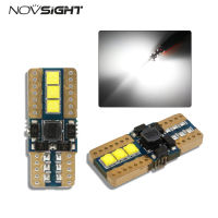 NOVSIGHT 2PCS T10 1800lm Copper Heat Conduction Super Bright High Quality LED Car Reading Lamps 6000K White Light Bulbs on Cars