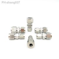 Stainless Steel Double Ferrule Reducer Fitting 3mm 6mm 8mm 10mm Gas Circuit Hex Connection Adapter