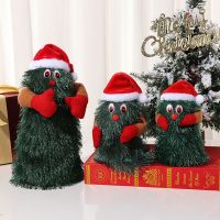 {Decwork}Electric Sing Dancing Christmas Tree Toy Plush Music Rotating Dancing Decoration