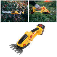 เครื่องเล็มหญ้าไร้สายแบบชาร์จไฟได้ เครื่องเล็มหญ้าแบบมือถือ Electric Hedge Trimmer 110‑240V