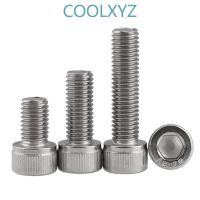 DIN912 304 Stainless Steel Reverse Thread/Kiri Thread/Benang Mundur/Kiri Internal Hexagonal Sekrup/Baut M4-m12 2 Pcs