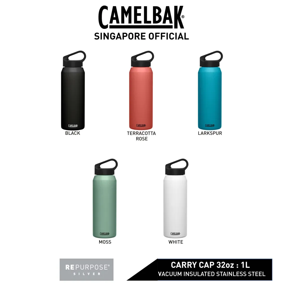 CamelBak Carry Cap 32 oz Bottle, Insulated Stainless Steel, Larkspur