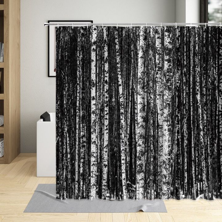 birch-tree-forest-branch-leaves-waterproof-fabric-bathroom-shower-curtain-natural-scenery-bathtub-decor-for-living-room-screens