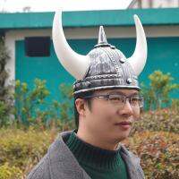 Ailong เครื่องประดับยุคกลางหมวกนิรภัยมีเขาที่เป็นเอกลักษณ์สำหรับทุกเพศอุปกรณ์ตกแต่งวันฮัลโลวีนอัศวิน