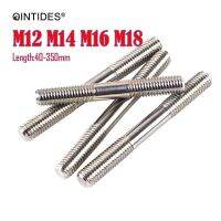 QINTIDES M12 M14 M16 M18 Double end studs (clamping type) 304 stainless steel Isometric double head bolts Nails Screws Fasteners