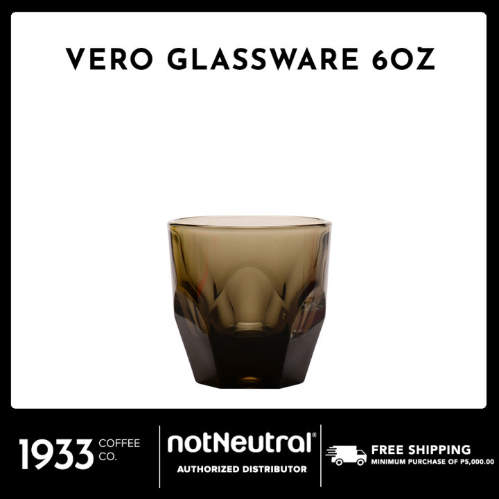 Vero Cappuccino Glass, Amber