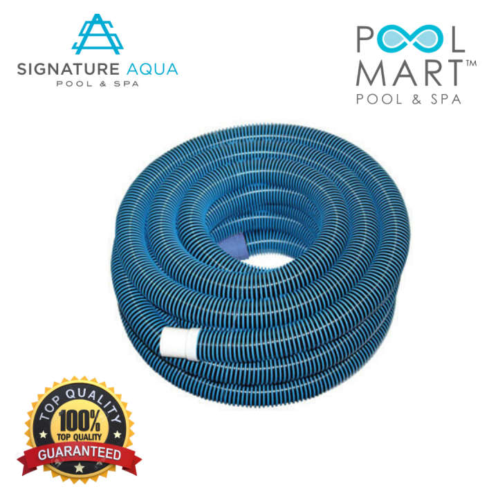 POOL MART Signature Aqua 2 inch Pool Vacuum Hose (25M) with Swivel Cuff ...