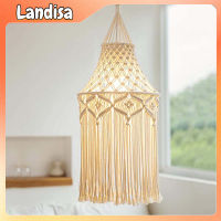 Bohemian Lamp Shade With Tassel Hanging Pendant Light Cover For Bedroom Living Room Nursery Dorm Room Decor