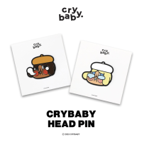 ? พร้อมส่ง(จำนวนจำกัด) ?Crybaby Art toy  Headpin หมุดติด กระเป๋า ผ้า?จากงานนิทรรศการ น้องร้องไห้ Solo exhibition by Molly