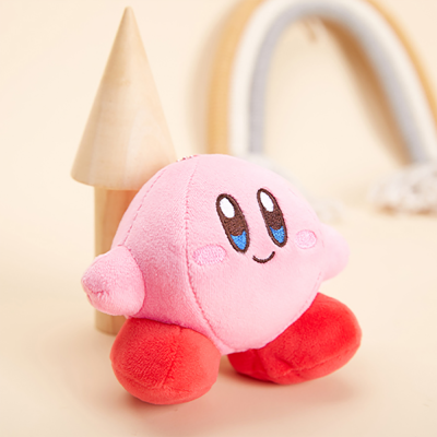 Kirby พวงกุญแจ Kawaii 12เซนติเมตรการ์ตูนสีชมพูดาวพวงกุญแจนุ่มยัดไส้ของเล่นตุ๊กตาน่ารักของขวัญ Plushies สำหรับสาวๆเพื่อนเด็ก