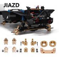 Brass Front Steering Group Rear Axle Mount Front Bumper Mount Counterweight for 1/10 YK4102 YK4103 1/8 YK4082 YiKong RC Crawler  Power Points  Switche