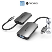 Cổng Chuyển Đổi Mazer USB-C to 4K-HDMI+VGA Dual Display Adapter