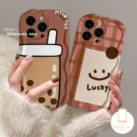 MissConnie เคสสำหรับ Realme C55 C35 C31 C33 C12 C15 C25 5 7i 9i 6i 5i 5วินาทีเคสนิ่ม C21Y C25Y C20 C25s C17นมน่ารักชา