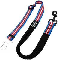 Vehicle Car Pet Dog Seat Belt Reflective Puppy Seatbelt Lead Clip Elastic Bungee Pet Dog Leash Supplies Safety Auto Traction