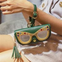 【CW】 Ins 2020 Cartoon Leather Eyewear Hanging Glasses Men Frames Sunglasses Cover