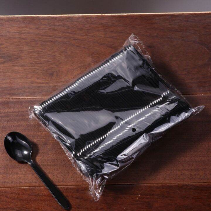 [COD] spoon plastic independent packaging porridge takeaway packaged