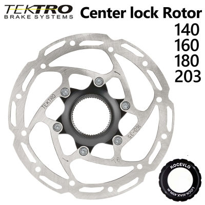 Tektro TR-35 140160180203มิลลิเมตรศูนย์ล็อคโรเตอร์จักรยานดิสก์เบรกโรเตอร์ถนน MTB โรเตอร์แผ่น CL