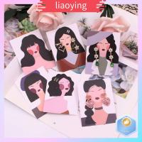 LIAOYING 100PCS 6ซม. 8ซม. อุปกรณ์เสริมเสริม บอร์ดการ์ดแสดงผล กระดาษคราฟท์ แท็กบรรจุเครื่องประดับ รูปแบบความงามทาสี บัตรแพคเกจต่างหู ต่างหูสตั๊ดหู