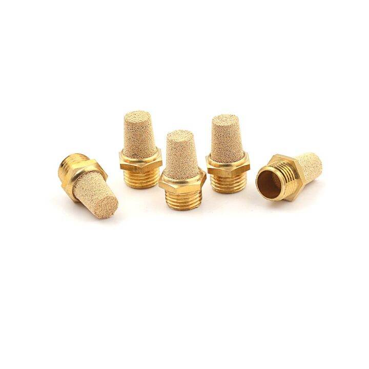 qdlj-5pcs-lot-solenoid-components-valve-pneumatic-filter-noise-silencer-1-4-pt-thread