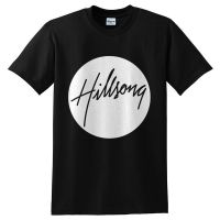 เสื้อมีโลโก้แนวสตรีท Hillsong เสื้อยืดผู้ชายขนาดใหญ่100% ชุดกีฬาผ้าฝ้ายเสื้อยืดของขวัญวันคริสต์มาส