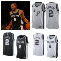 ~ San Antonio Spurs #2 Kawhi Leonard เสื้อสเวตเตอร์ของเสื้อบาสเก็ตบอล NBA Jersey