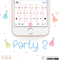 Party 2 Keyboard Theme⎮(E-Voucher) for Pastel Keyboard App