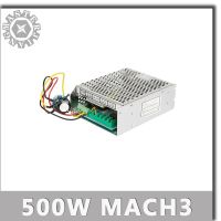 เครื่องควบคุมความเร็วของแหล่งจ่ายไฟ Mach3 0.5kw 500W 110V/220V สำหรับการแกะสลักแบบ Diy สำหรับกระสวยหมุนพลังลม Er11 0.5kw 500W 52Mm