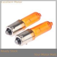 Excellent 2pcs Amber หลอดไฟสากล12V 21W รถยนต์รถจักรยานยนต์รถจักรยานยนต์รถจักรยานยนต์สกู๊ตเตอร์