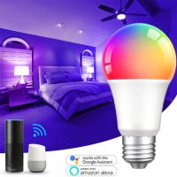 Zigbee Smart E27 Light Bulb Dimmable 16 Colors RGB Light Bulb 220V Led Bulb Spot Light 12W 15W Smart Control Led RGBW Lamp Hom