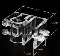 5ชิ้นที่หนีบจับปลาคลิปหนีบแบบถาวรที่แขวนที่เก็บน้ำที่ยึดตัวกรองท่อยางตู้ปลา20มม