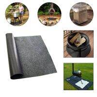 YOMDID BBQ Grill Mat Flame Retardant Anti Skid Pad Fireproof Oil Repellent For BBQ Outdoor Camping Stove Cushion Polyester Fiber