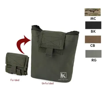 Krydex Tactical Mesh Dump Pouch MOLLE / Belt Drop Pouches Foldable