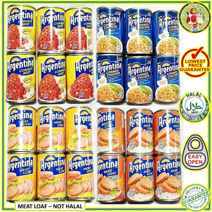 Argentina Brand 24 Canned Good * Corned Beef * Corned Chicken * Beef