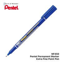 Pentel ปากกาเคมี ปากกาเขียนซีดี เพนเทล NF450 - หมึกน้ำเงิน