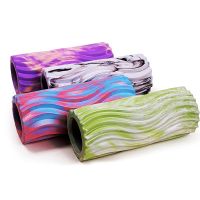 FX Yoga Supplies Eva Camouflage Mace Foam Shaft Fitness Muscle Relaxer Hollow Massage Roller Yoga Column Yoga Roller NN008