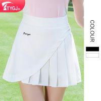 ❁✻ TTYGJ Golf Skirt Women Fall High Waist Fashion Sports Tennis Pleated Short Skirt With Inner Pants Breathable A-line Skirt